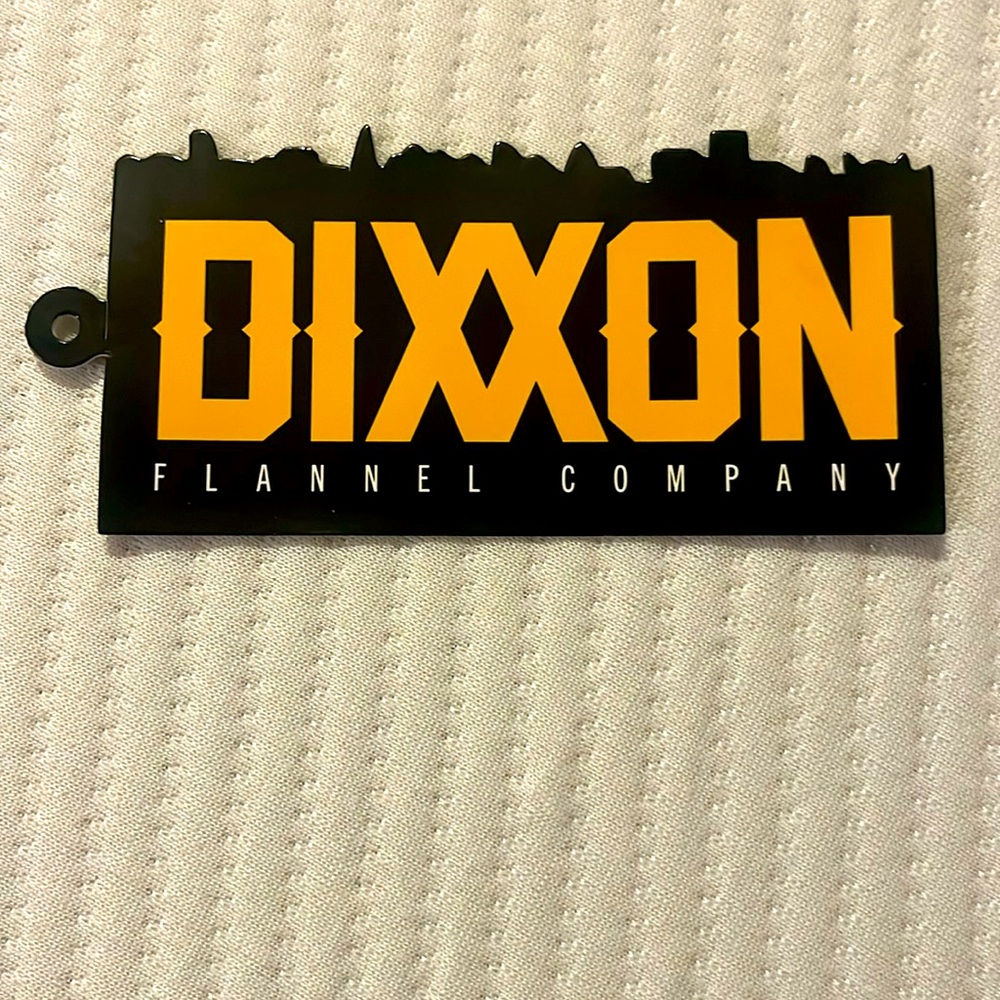 Dixxon sticker hang tag